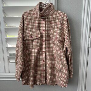 Davi and Dani Plaid Thick Jacket